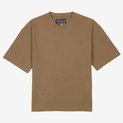 Premium Heavy Cotton Solid Color Boxy Fit Tee - Elmwood