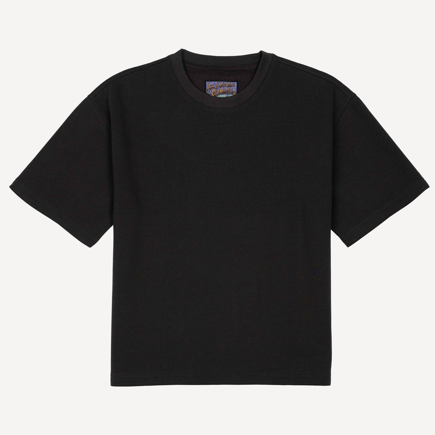 Fleece Solid Boxy Tee - Beluga