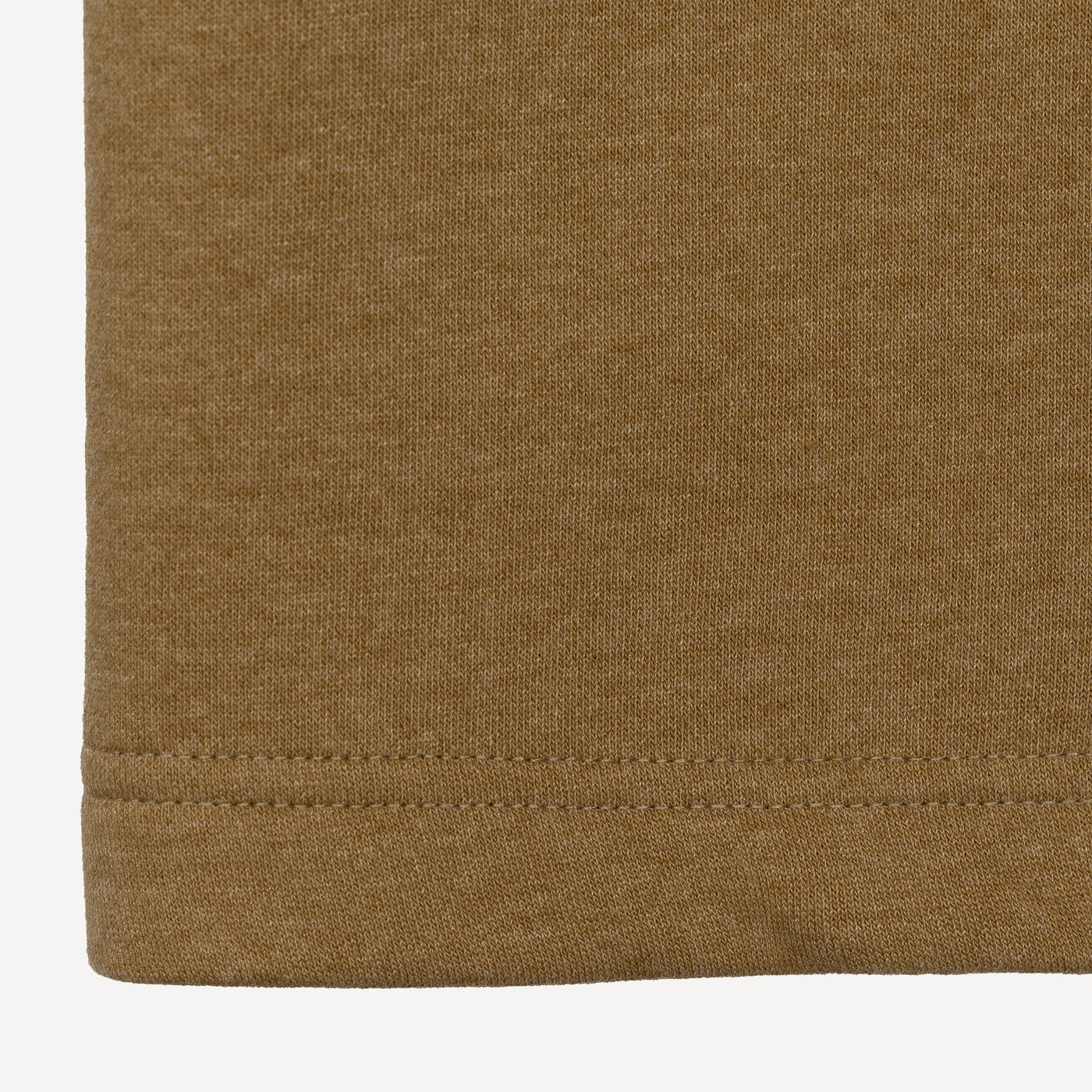 Fleece Solid Boxy Tee - Fennel Seed