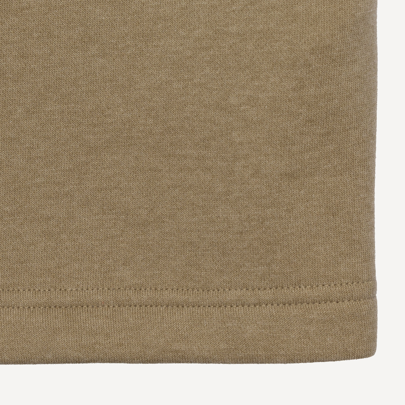 Fleece Solid Boxy Tee - Elm