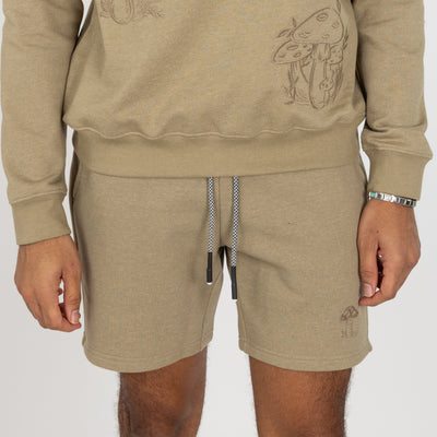 Fleece Shorts  - Elm / Mushroom