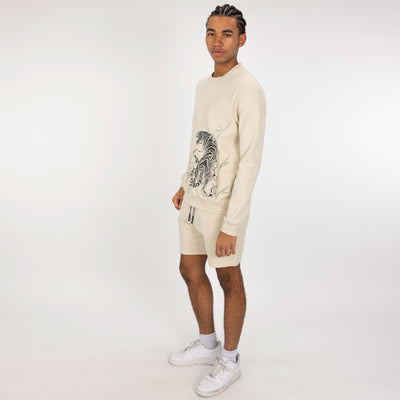 Fleece Shorts  - Oatmeal