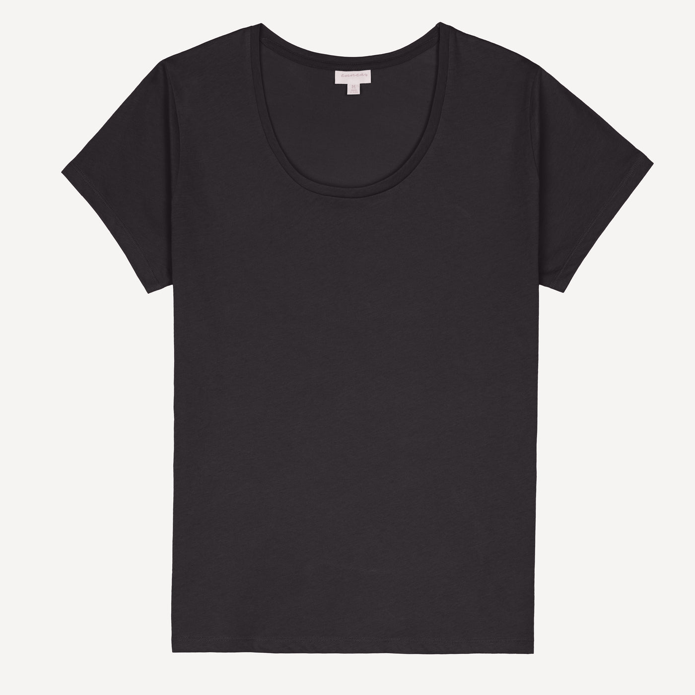 Womens Scoop Neck Tee - Pirate Black