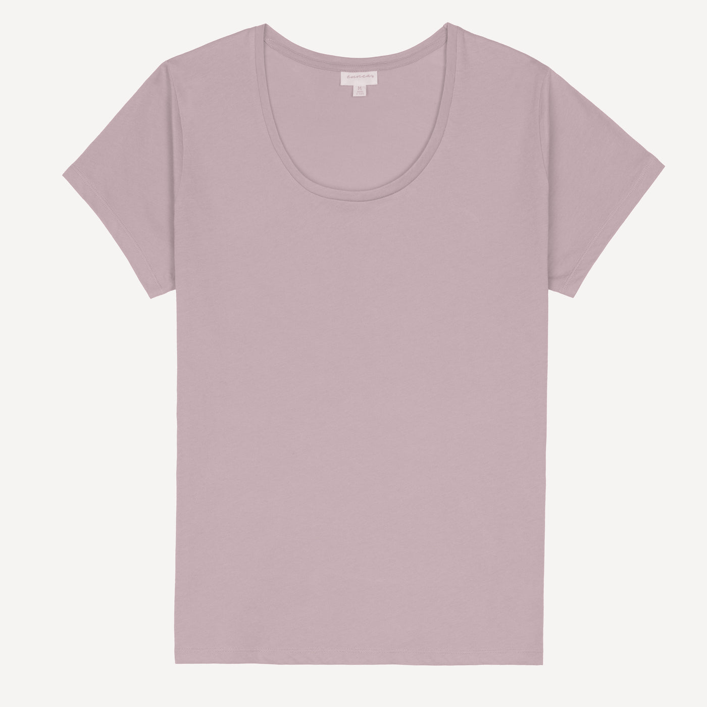 Womens Scoop Neck Tee - Cloud Grey