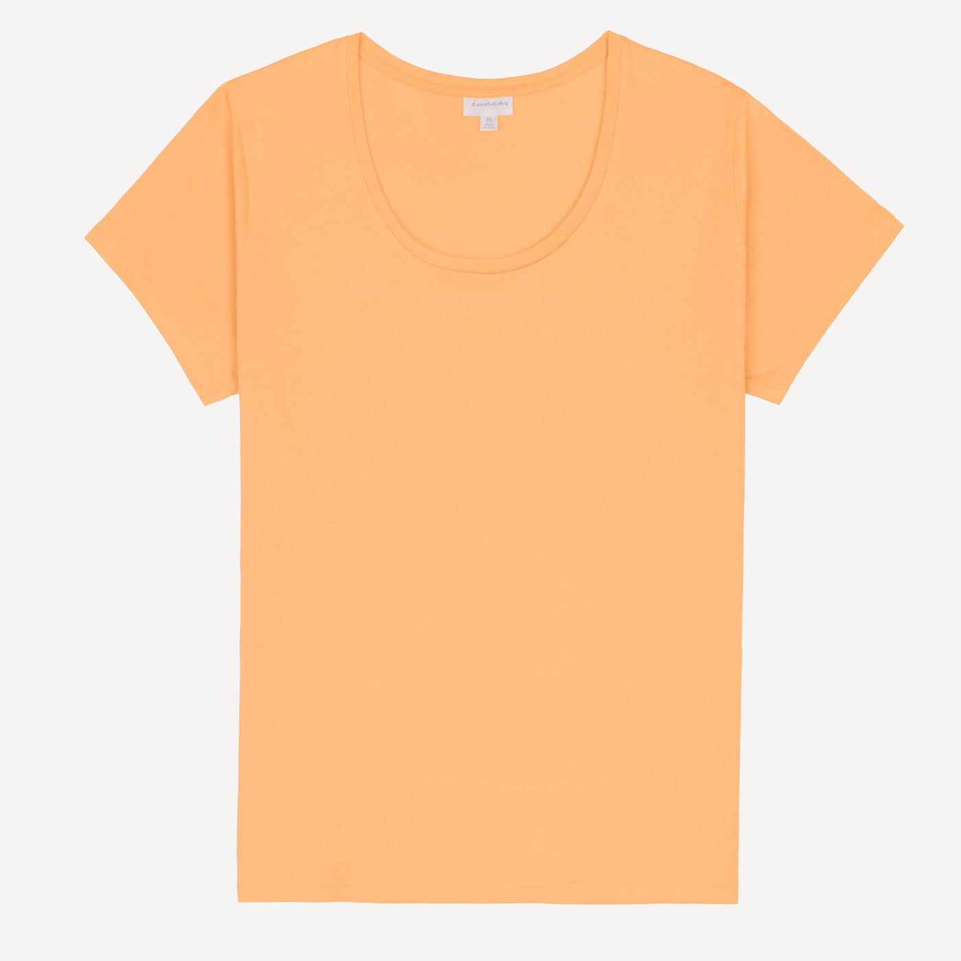 Womens Scoop Neck Tee - Peach Fuzz