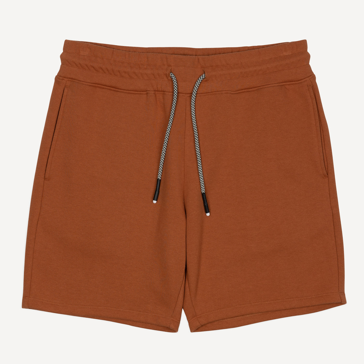 Gender Neutral Premium Fleece Shorts - Amber Brown