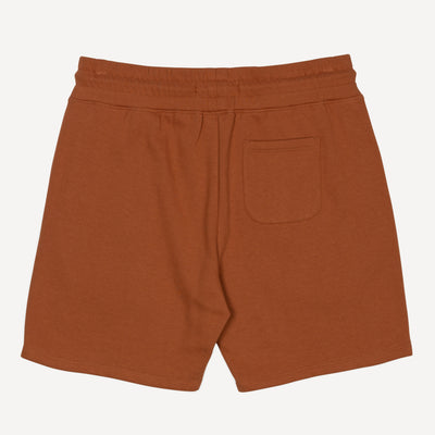 Gender Neutral Premium Fleece Shorts - Amber Brown