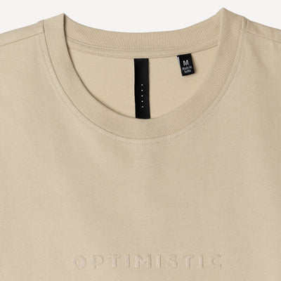 Solid Jersey Tee - Oyster Gray / Optimistic