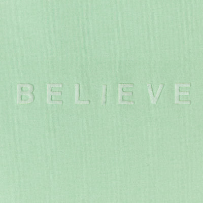 Solid Jersey Tee - Pastel Green / Believe