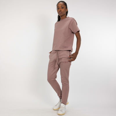 Womens Fleece Skinny Jogger - Antler