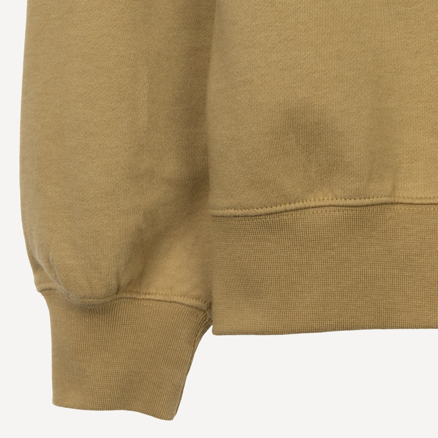 Mens Oversized Raglan Fleece Crew Sweatshirt - Fennel Seed