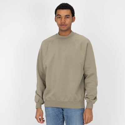 Mens Oversized Raglan Fleece Crew Sweatshirt - Overland Trek