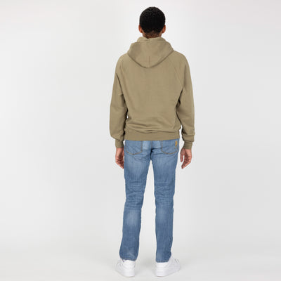 Mens Oversized Raglan Fleece Hoodie - Elmwood