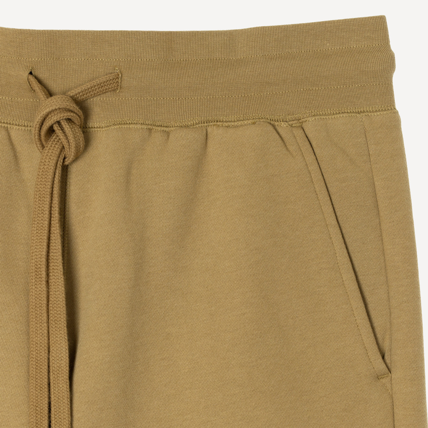 Mens Fleece Shorts - Fennel Seed