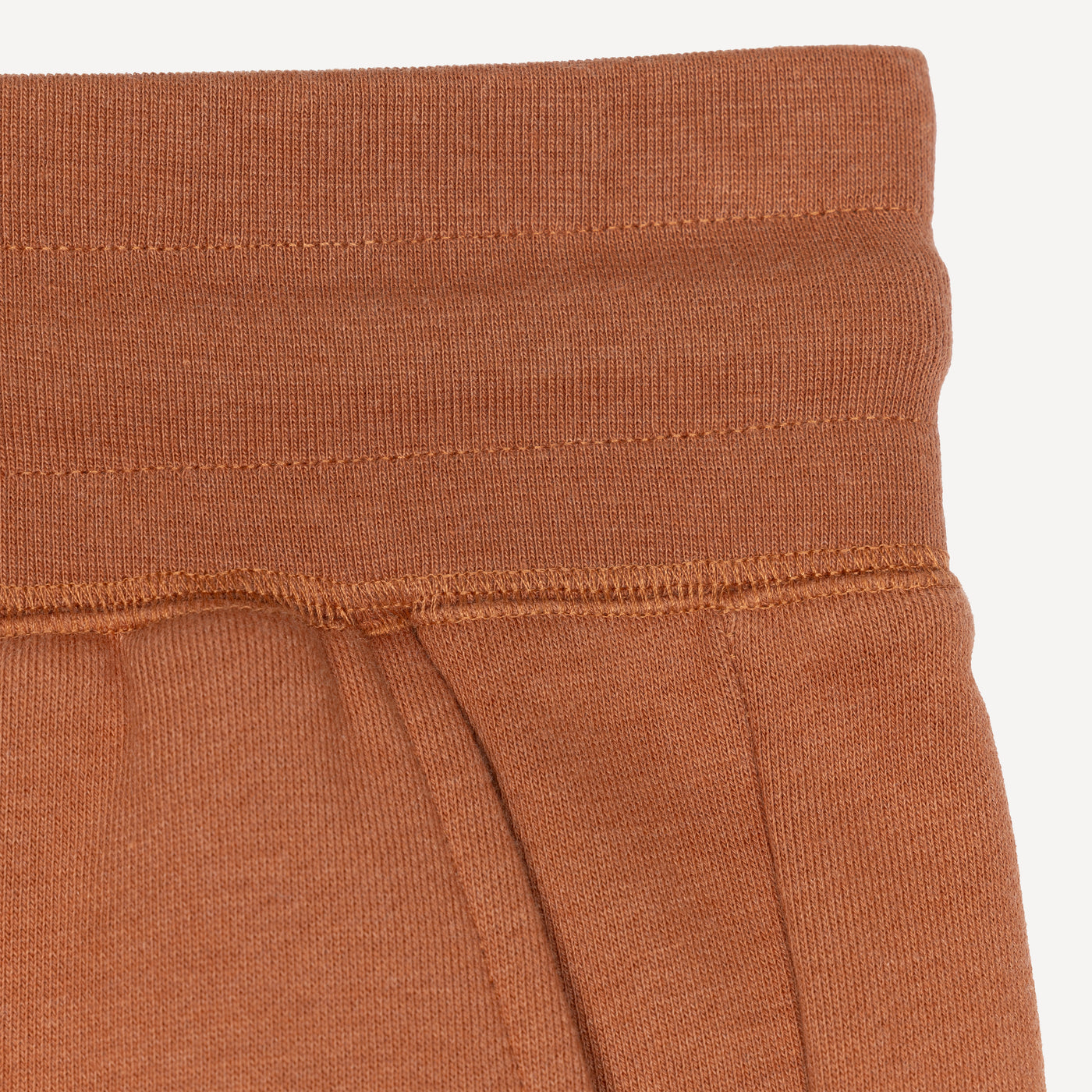 Mens Fleece Shorts - Amber Brown