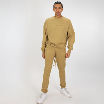 Mens Fleece Jogger - Fennel Seed