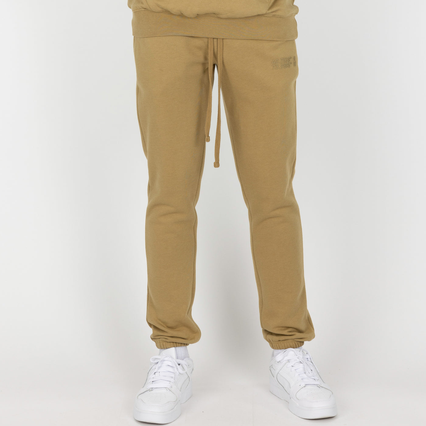 Mens Fleece Jogger - Fennel Seed