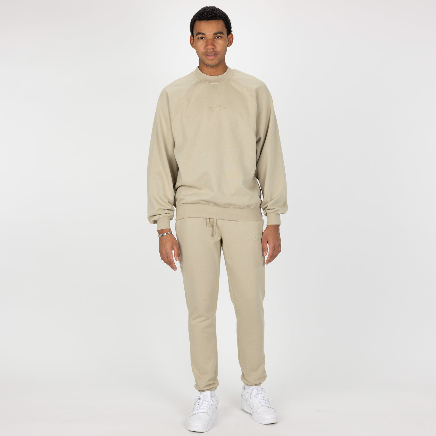 Mens Fleece Jogger - Oatmeal