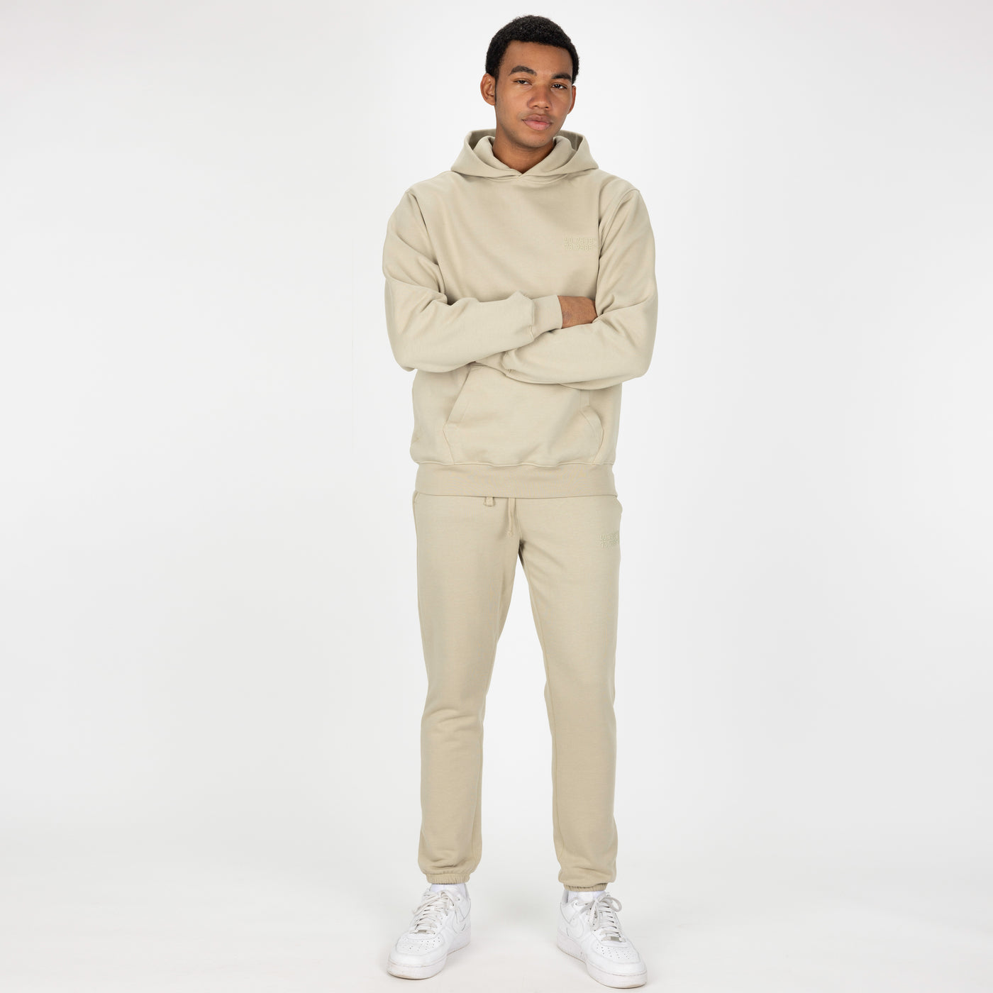 Mens Fleece Jogger - Oatmeal