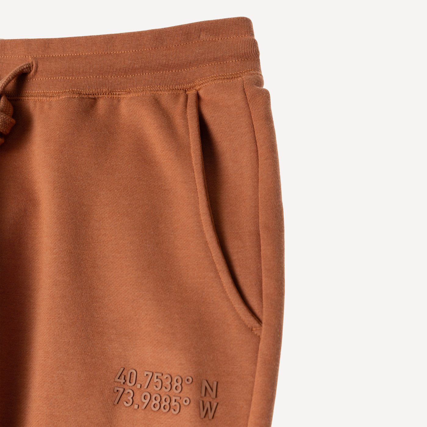 Mens Fleece Jogger - Amber Brown