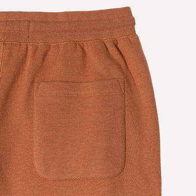 Mens Fleece Jogger - Amber Brown