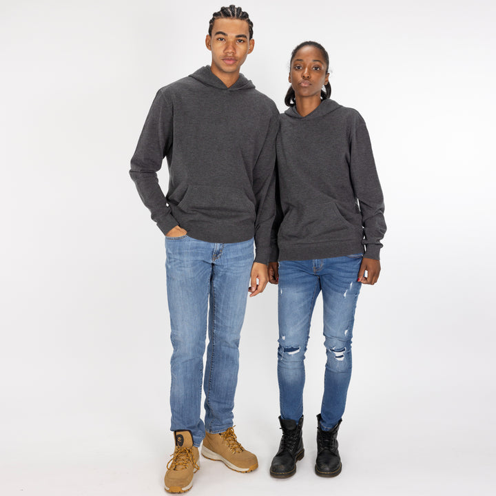 Mens Sweater Knit Hoodie - Charcoal – Ravelheart