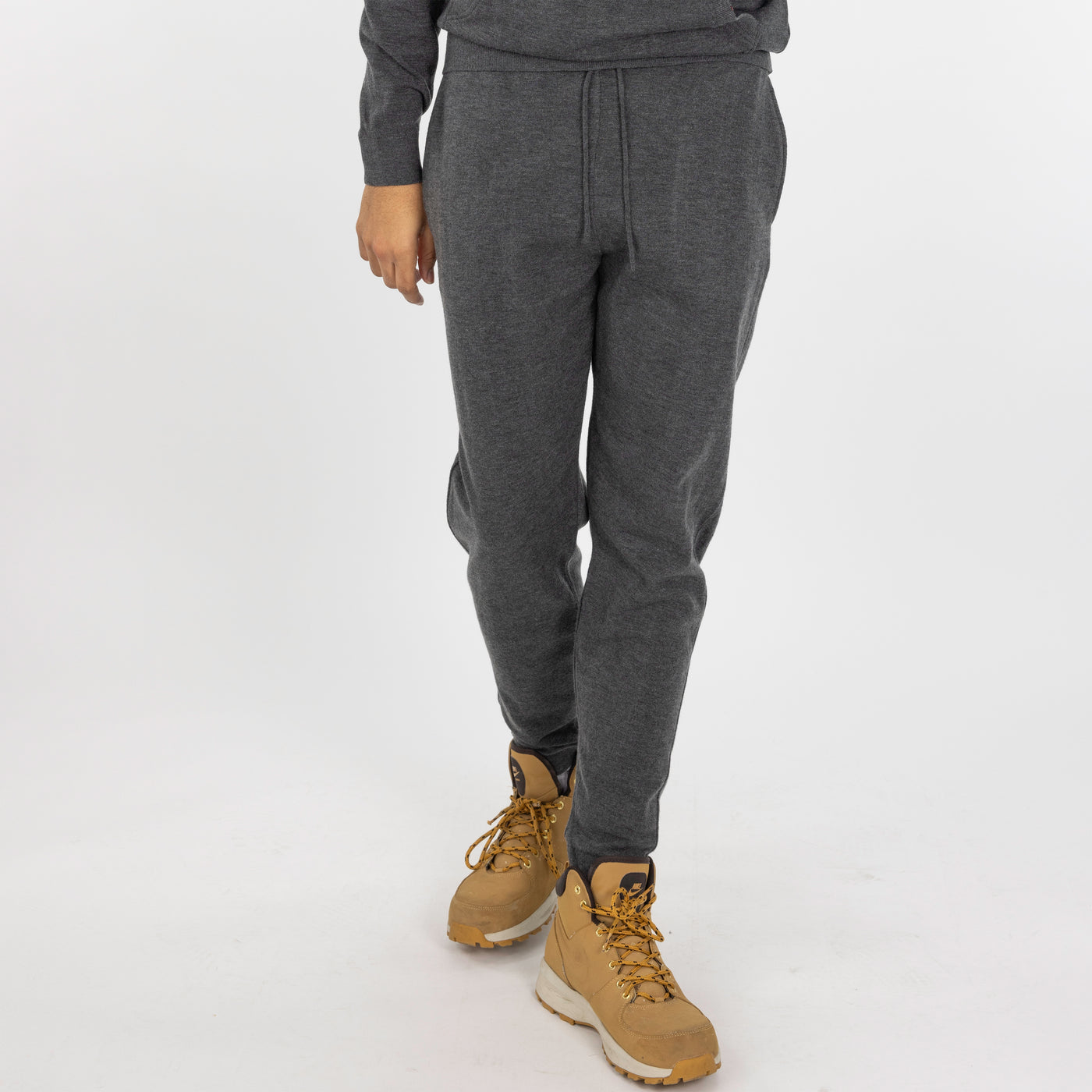 Sweater Knit Jogger - Charcoal