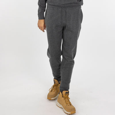 Sweater Knit Jogger - Charcoal