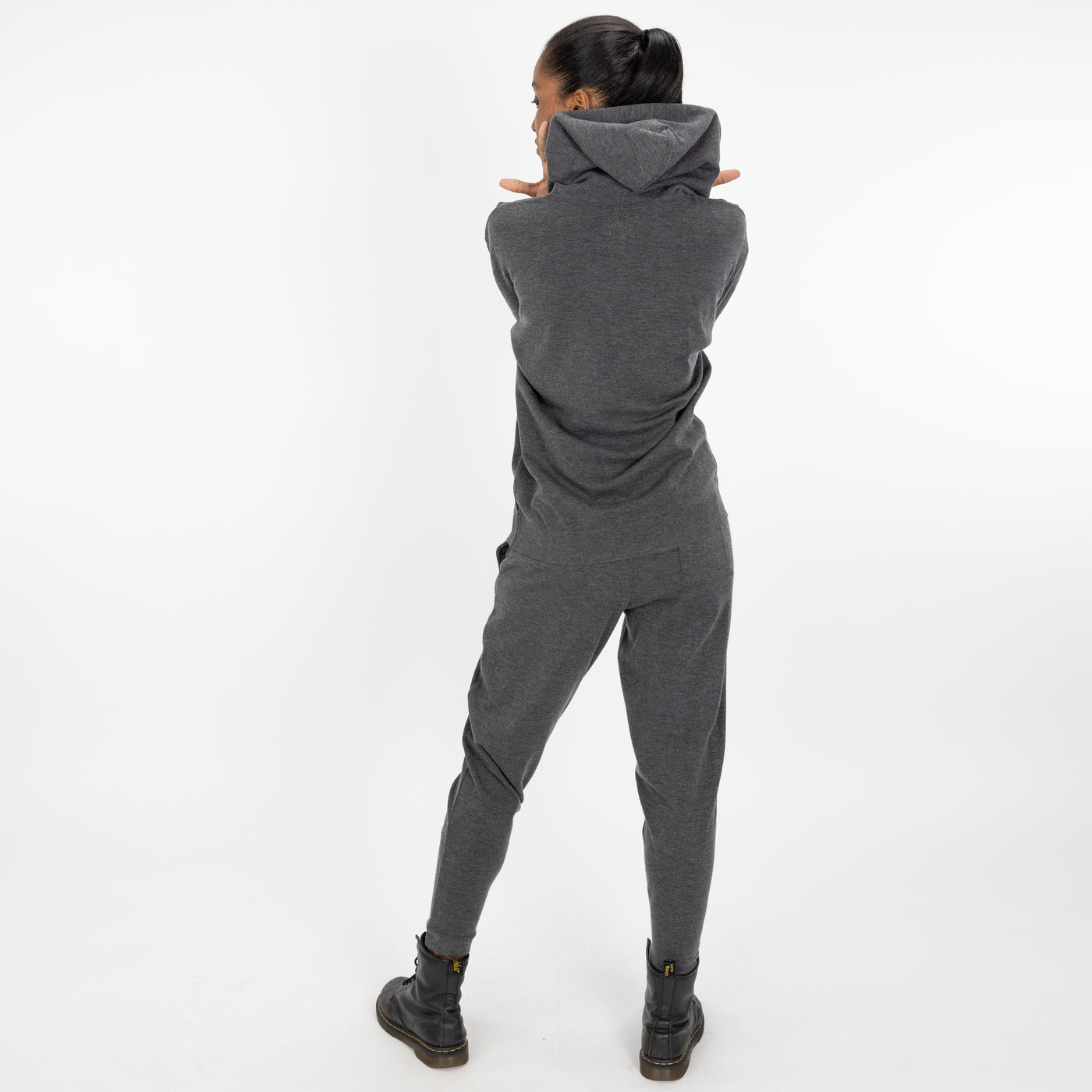 Sweater Knit Jogger - Charcoal