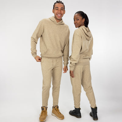 Mens Sweater Knit Jogger - Camel