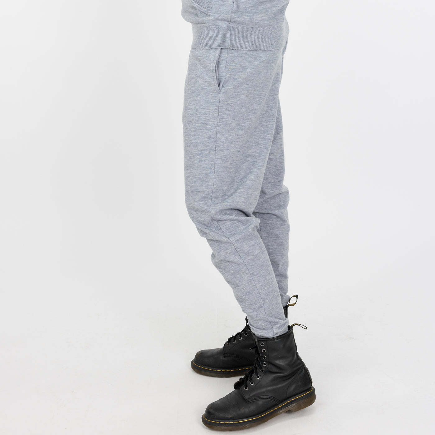 Mens Sweater Knit Jogger - Heather Blue