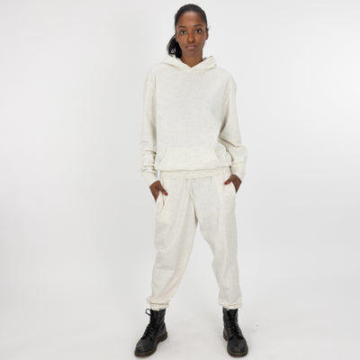 Mens Sweater Knit Jogger - Ivory