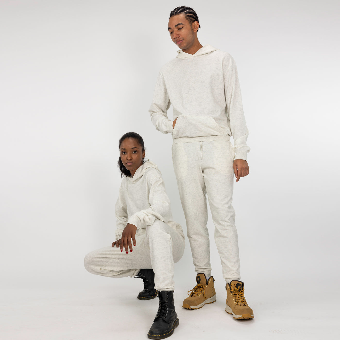 Sweater Knit Jogger - Ivory