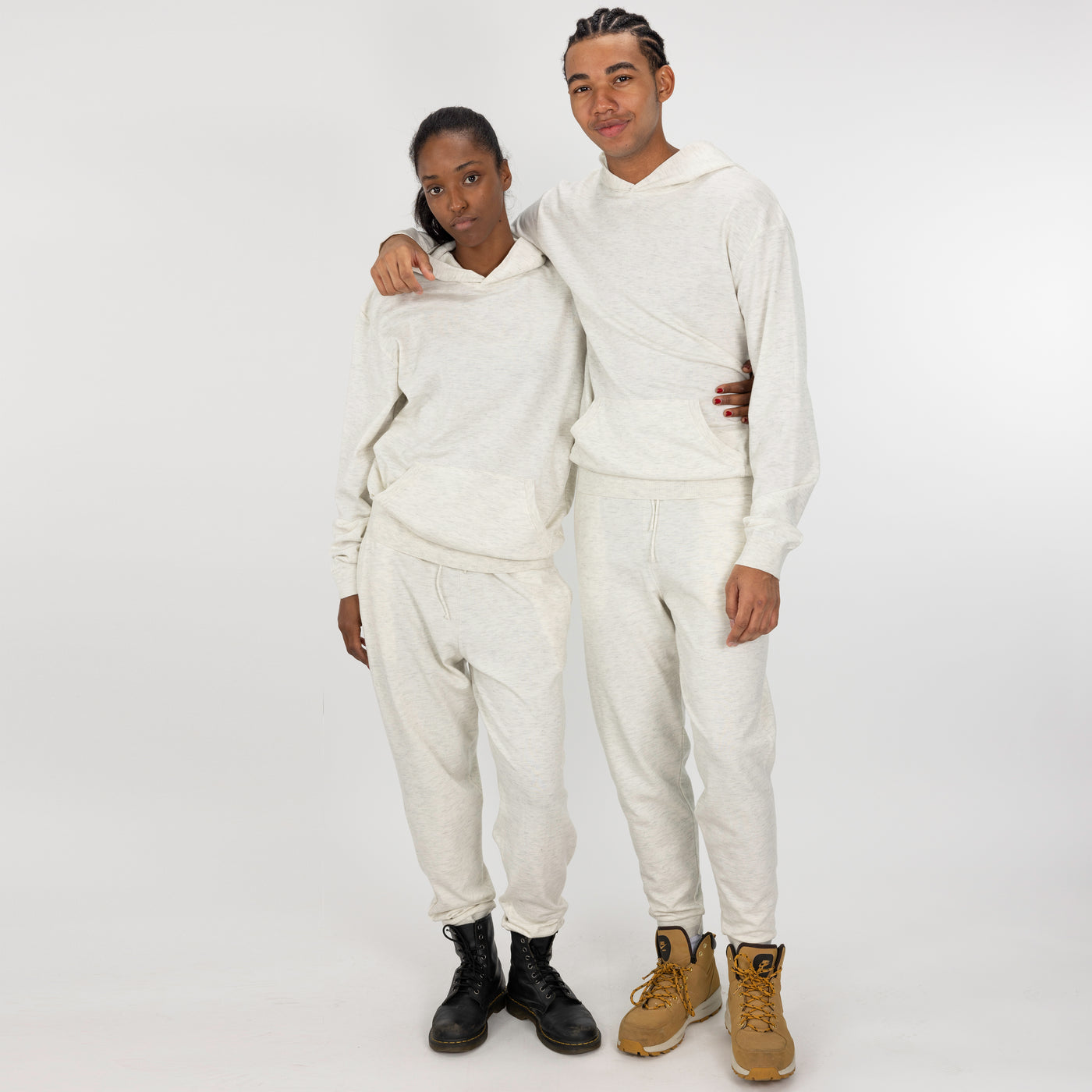 Mens Sweater Knit Jogger - Ivory