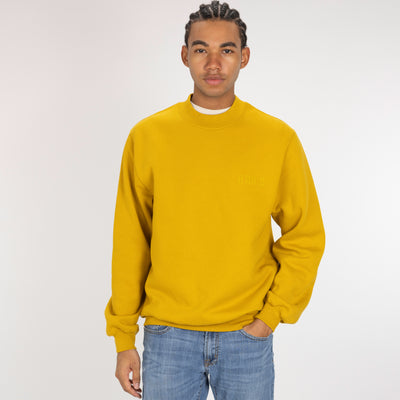 Gender Neutral Oversized Fleece Crew Sweatshirt - Tawny Olive