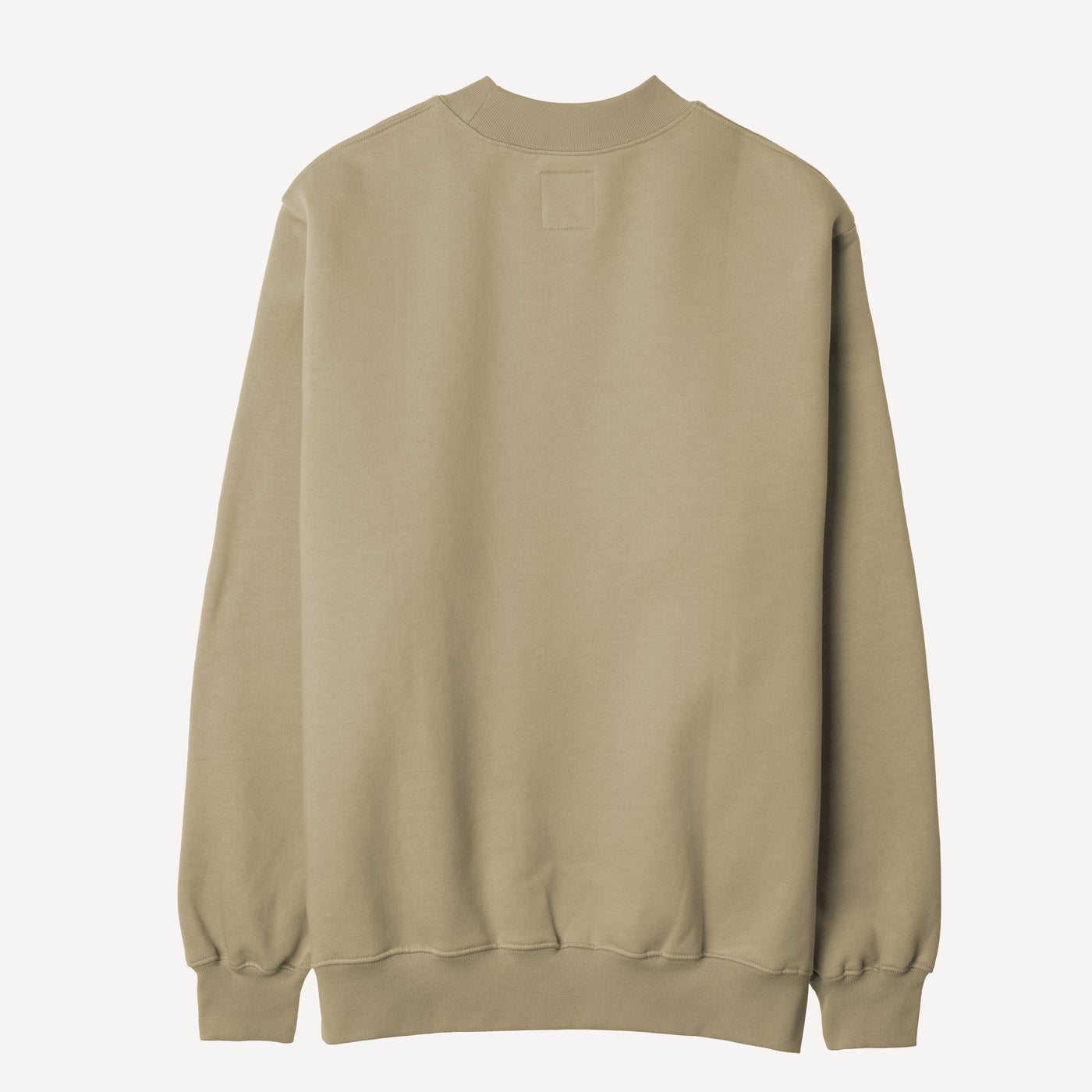 Gender Neutral Oversized Fleece Crew Sweatshirt - Elm