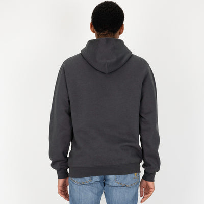 Gender Neutral Oversized Fleece Hoodie - Woodland Grey