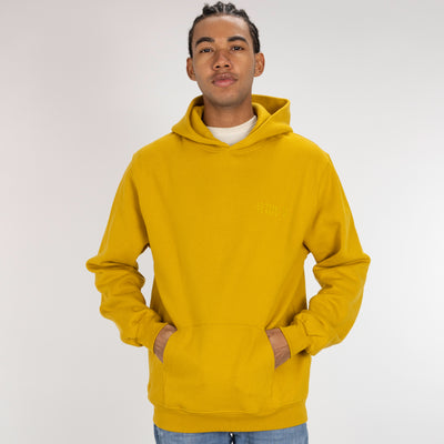 Gender Neutral Oversized Fleece Hoodie - Tawny Olive