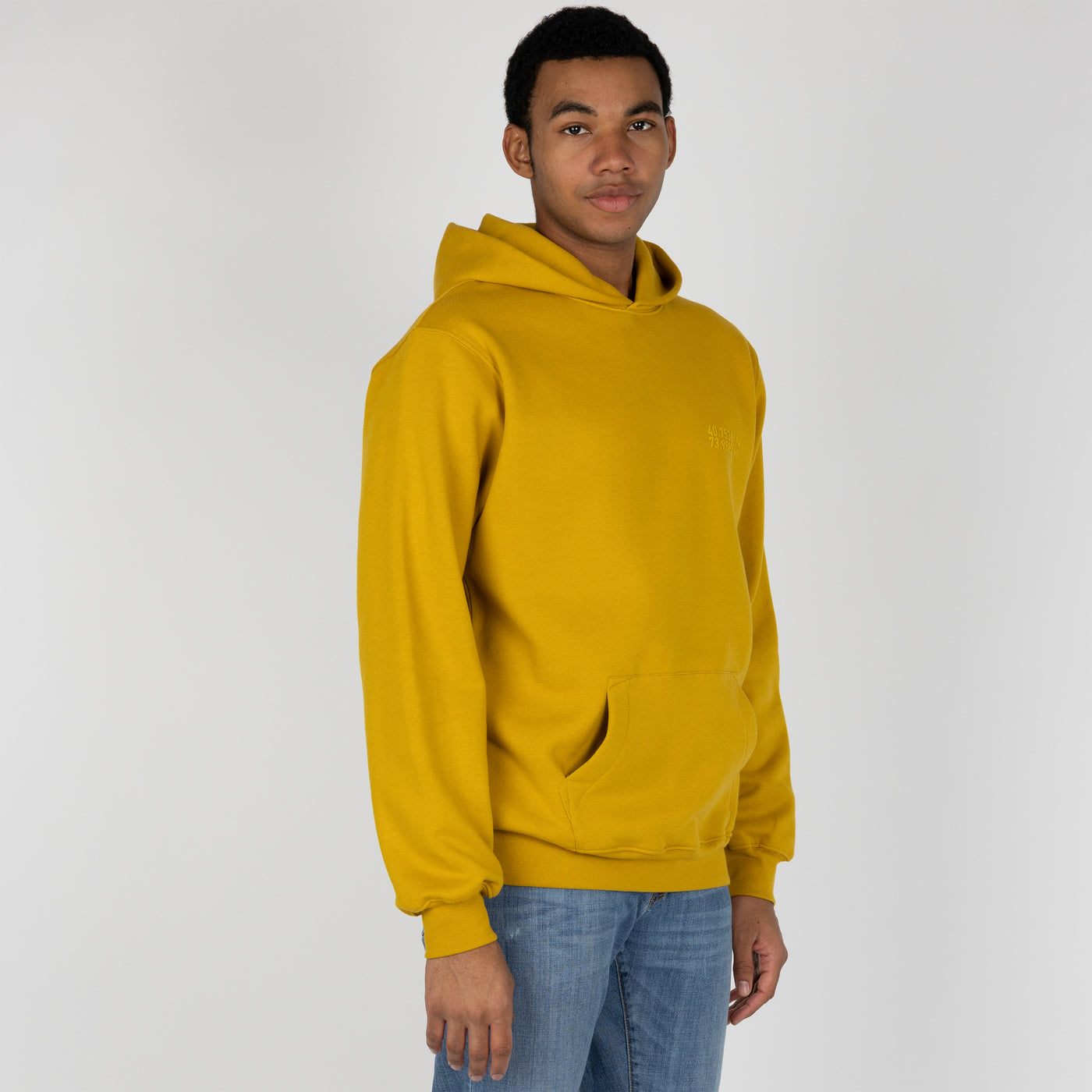 Gender Neutral Oversized Fleece Hoodie - Tawny Olive