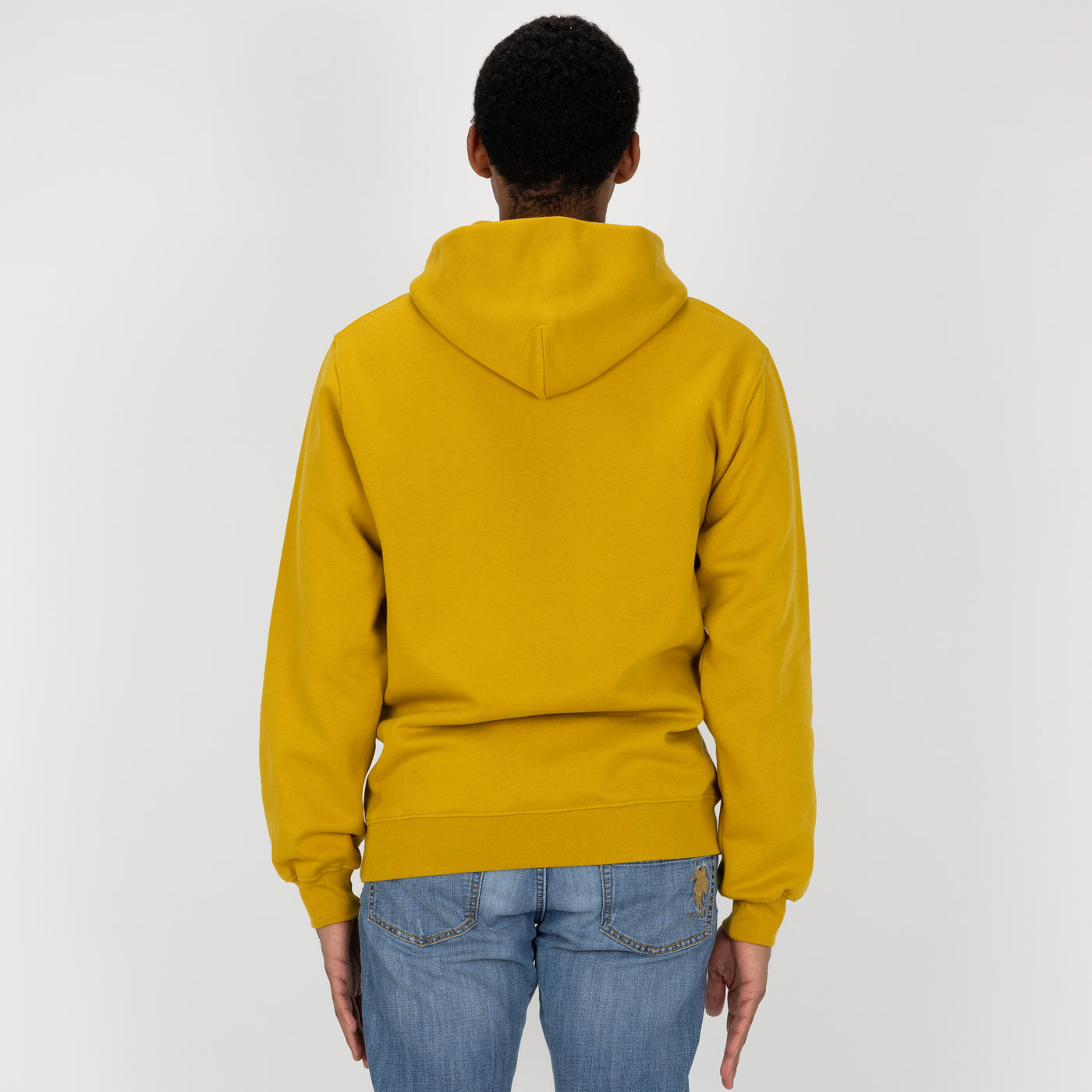 Gender Neutral Oversized Fleece Hoodie - Tawny Olive