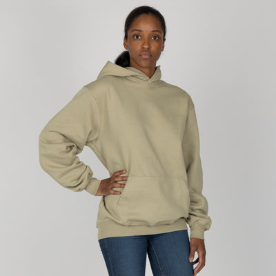 Gender Neutral Oversized Fleece Hoodie - Elm