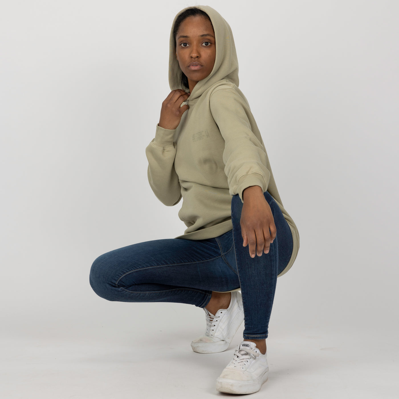 Gender Neutral Oversized Fleece Hoodie - Elm