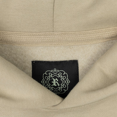 Gender Neutral Oversized Fleece Hoodie - Oatmeal