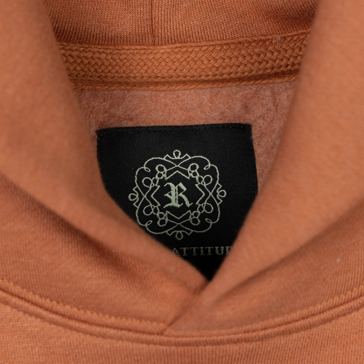 Gender Neutral Oversized Fleece Hoodie - Amber Brown