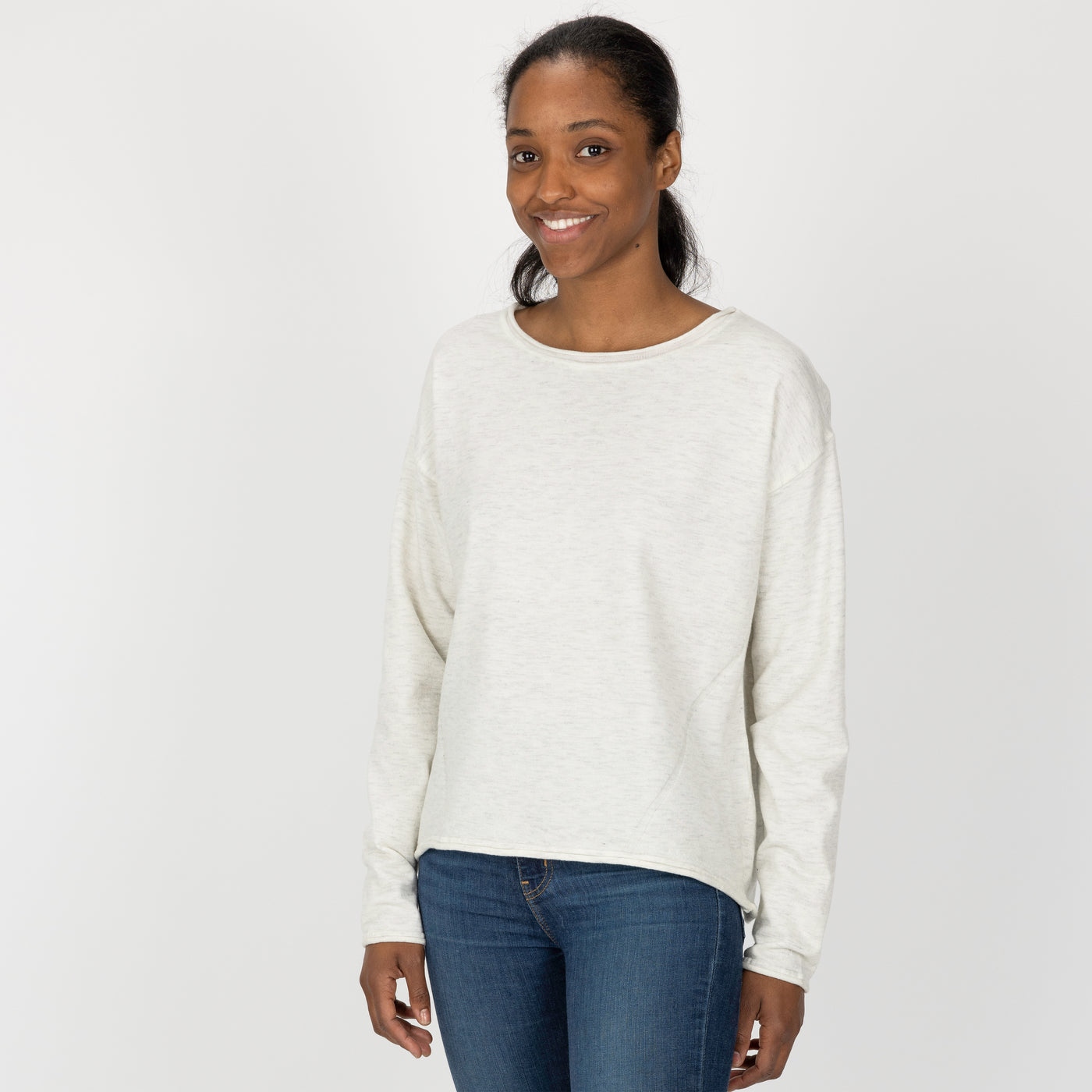 Sweater Knit Pullover - Ivory