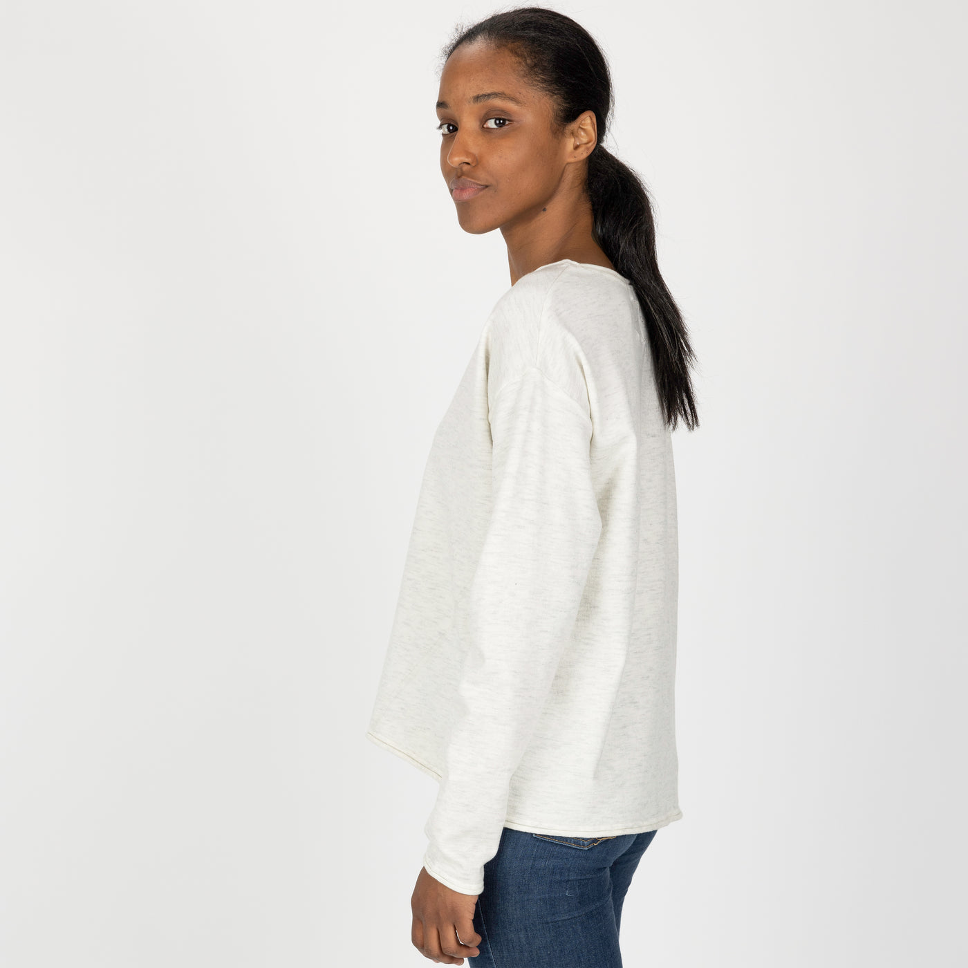 Sweater Knit Pullover - Ivory