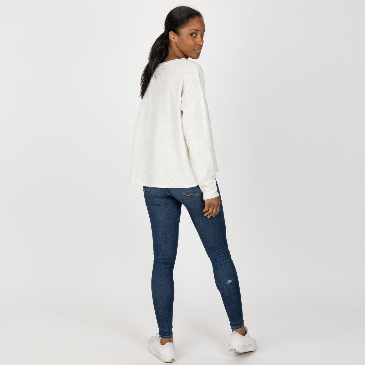 Sweater Knit Pullover - Ivory