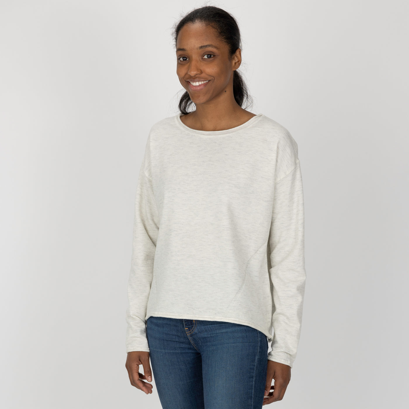 Sweater Knit Pullover - Ivory