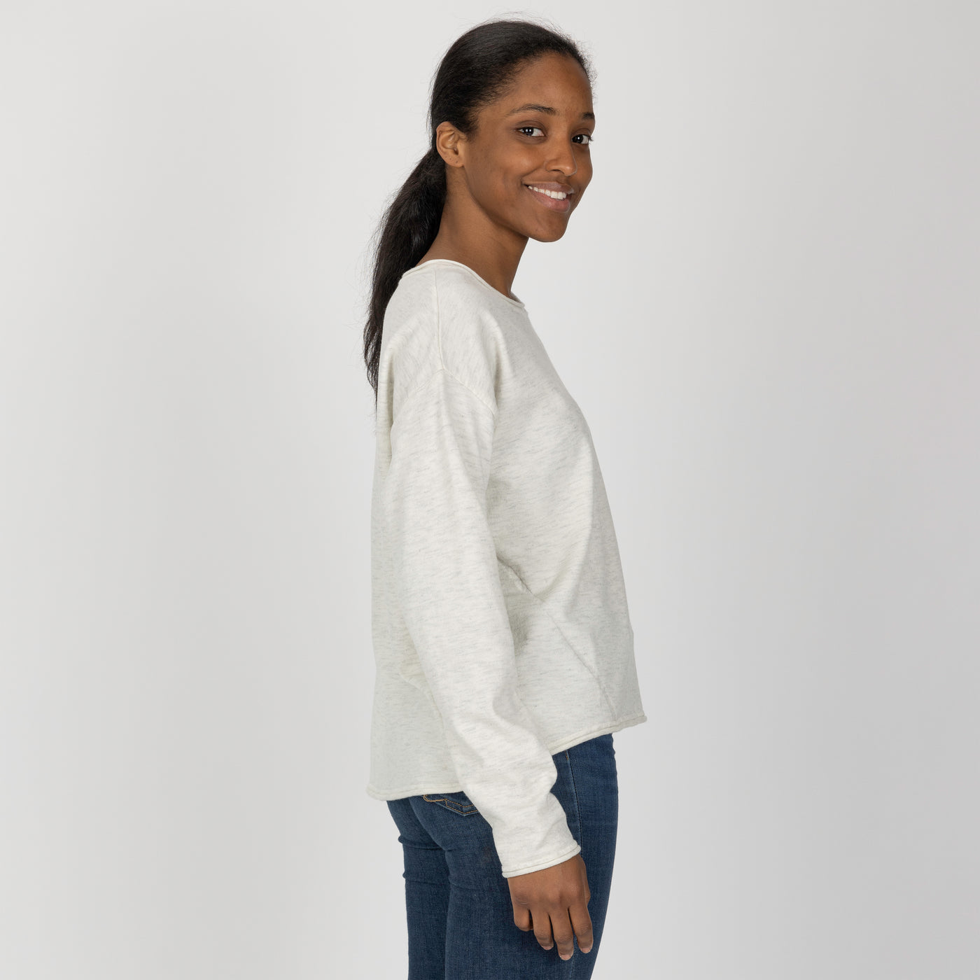 Sweater Knit Pullover - Ivory