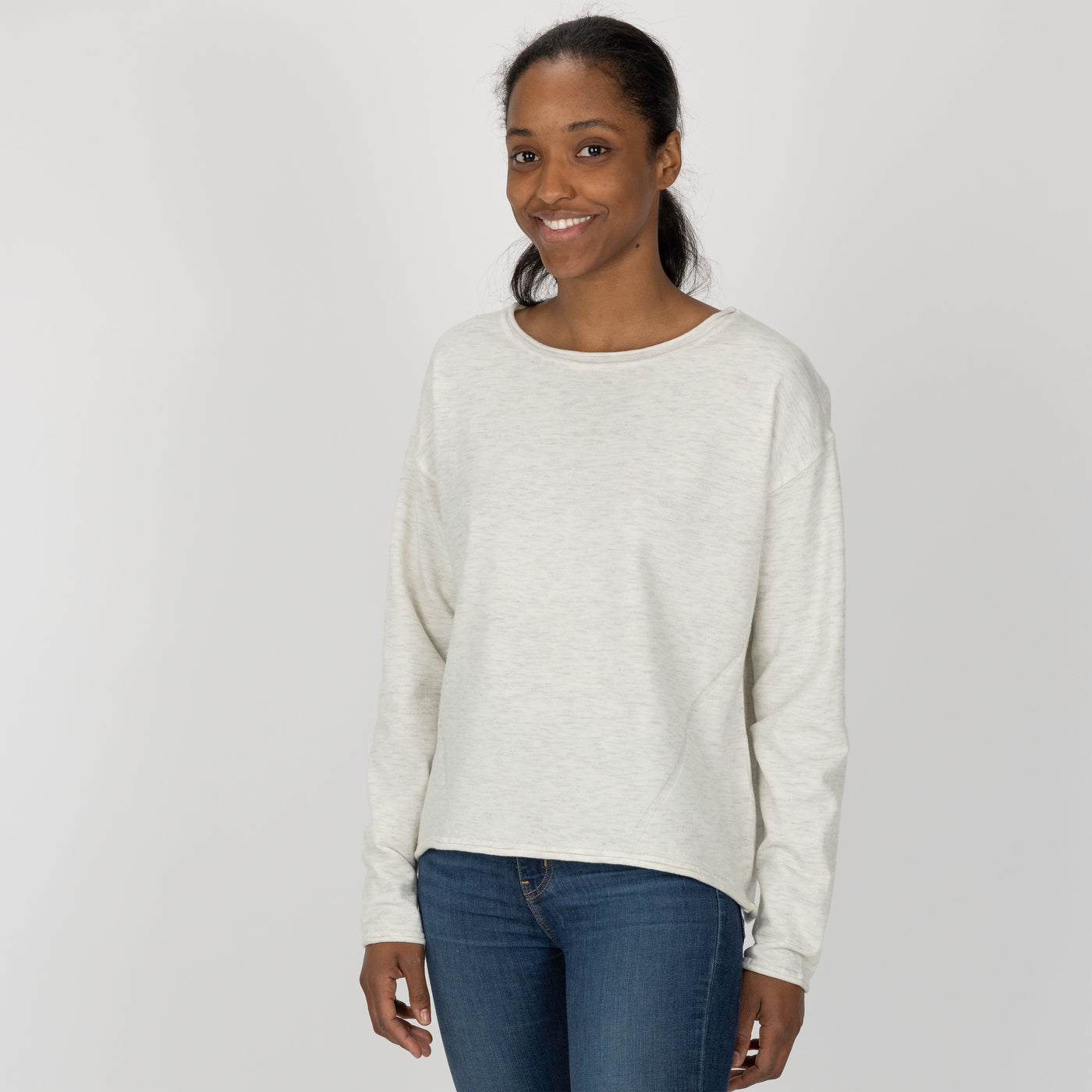 Sweater Knit Pullover - Ivory